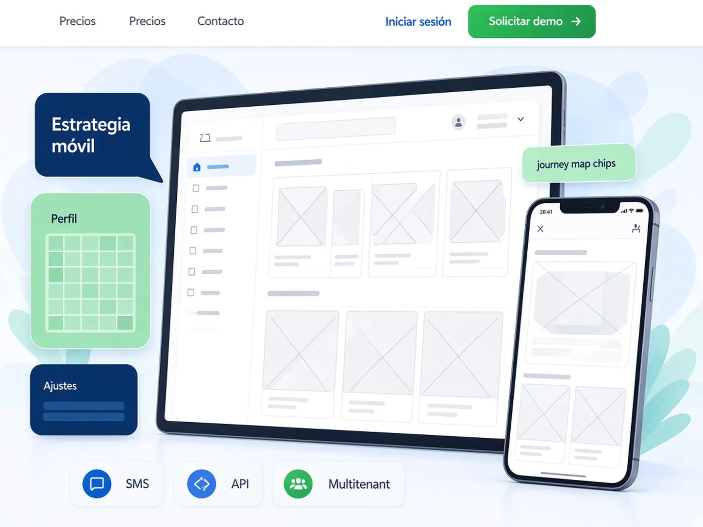 Mobile strategy illustration