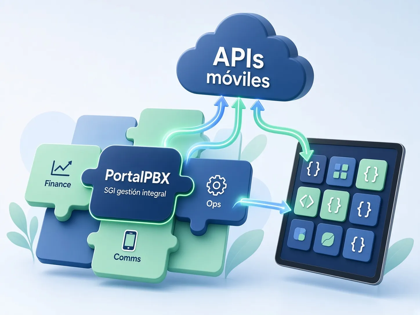 Mobile APIs illustration